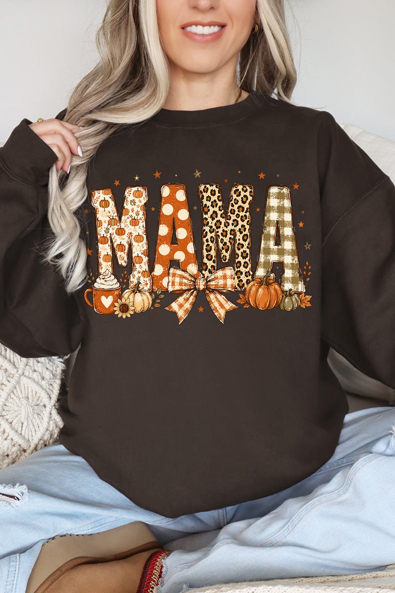 Pumpkin Spice Mama Heavy Blend Crew Sweatshirt - Wholesale Accessory Market