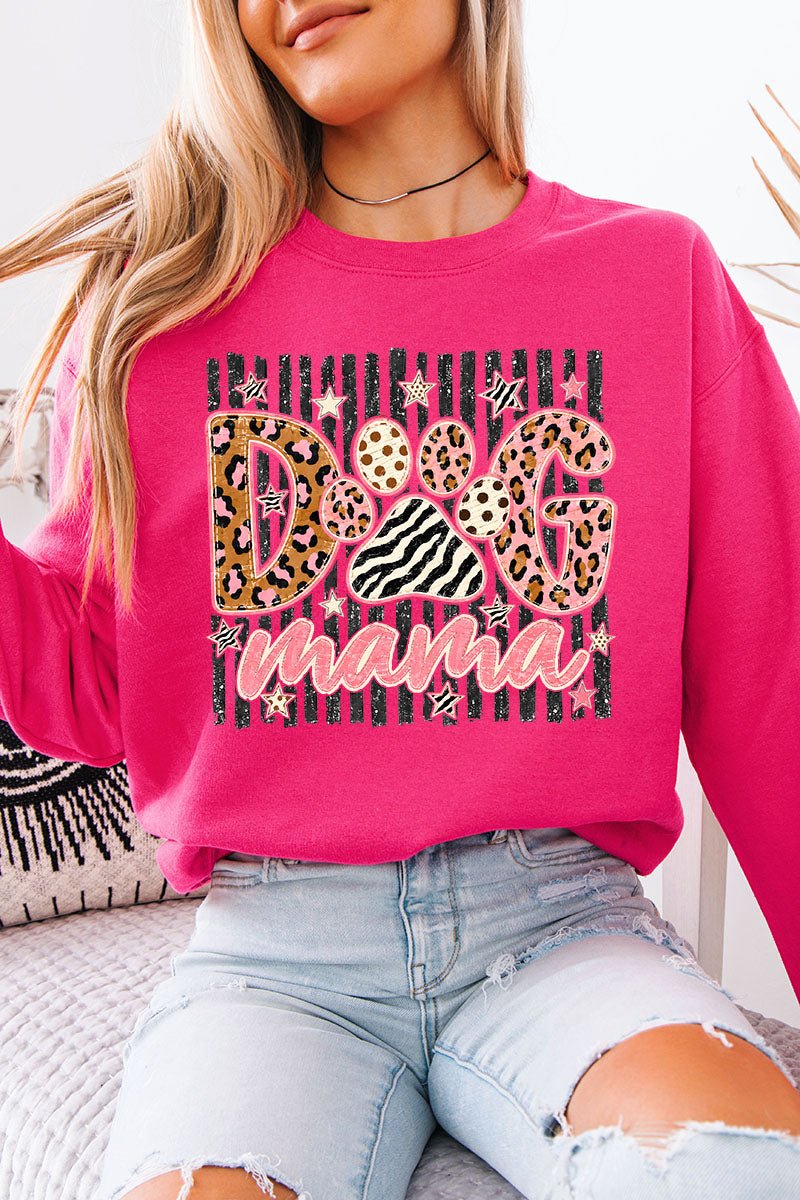 Dog Mama Wild & Sweet Heavy Blend Crew Sweatshirt - Wholesale Accessory Market