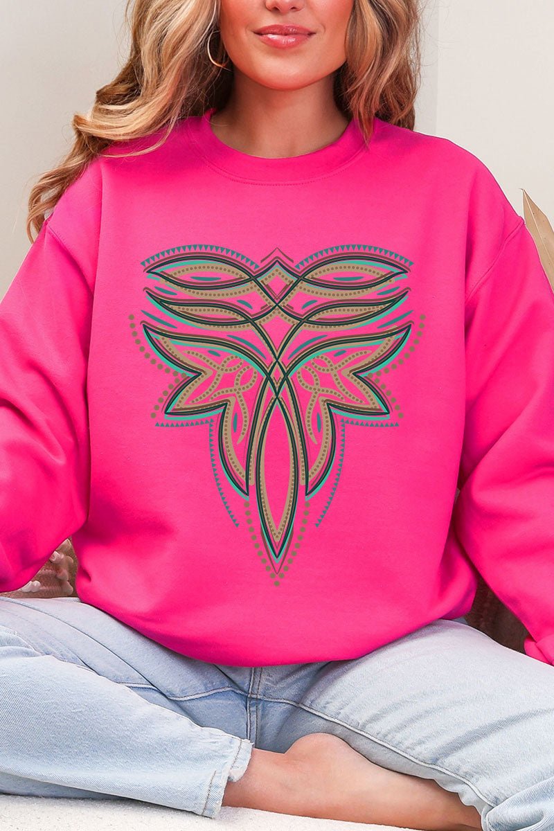 Tan Boot Stitch Heavy Blend Crew Sweatshirt - Wholesale Accessory Market