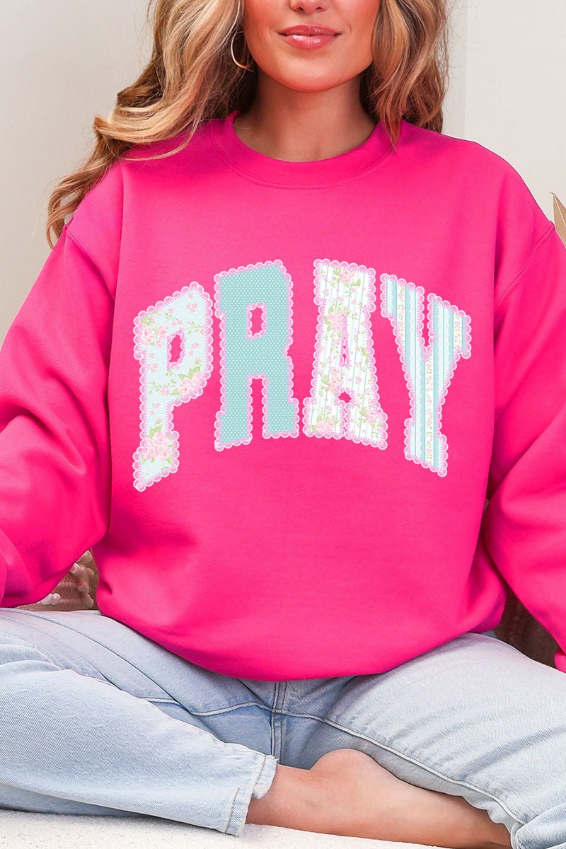 Timeless Pray Heavy Blend Crew Sweatshirt - Wholesale Accessory Market