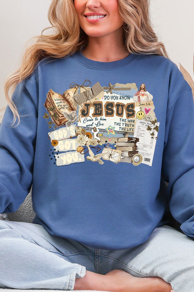 Do You Know Jesus Heavy Blend Crew Sweatshirt - Wholesale Accessory Market