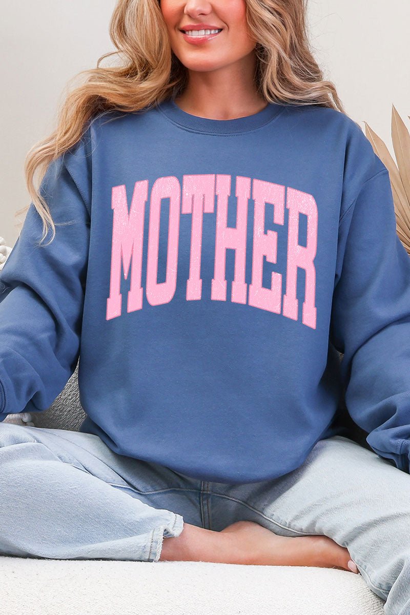 Pretty In Pink Mother Heavy Blend Crew Sweatshirt - Wholesale Accessory Market