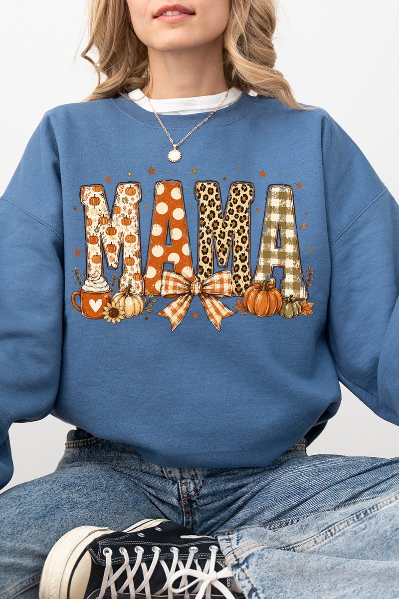 Pumpkin Spice Mama Heavy Blend Crew Sweatshirt - Wholesale Accessory Market