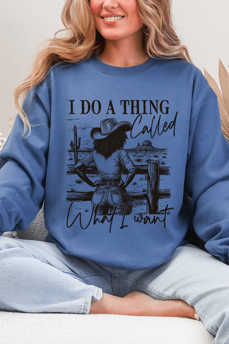 What I Want Heavy Blend Crew Sweatshirt - Wholesale Accessory Market