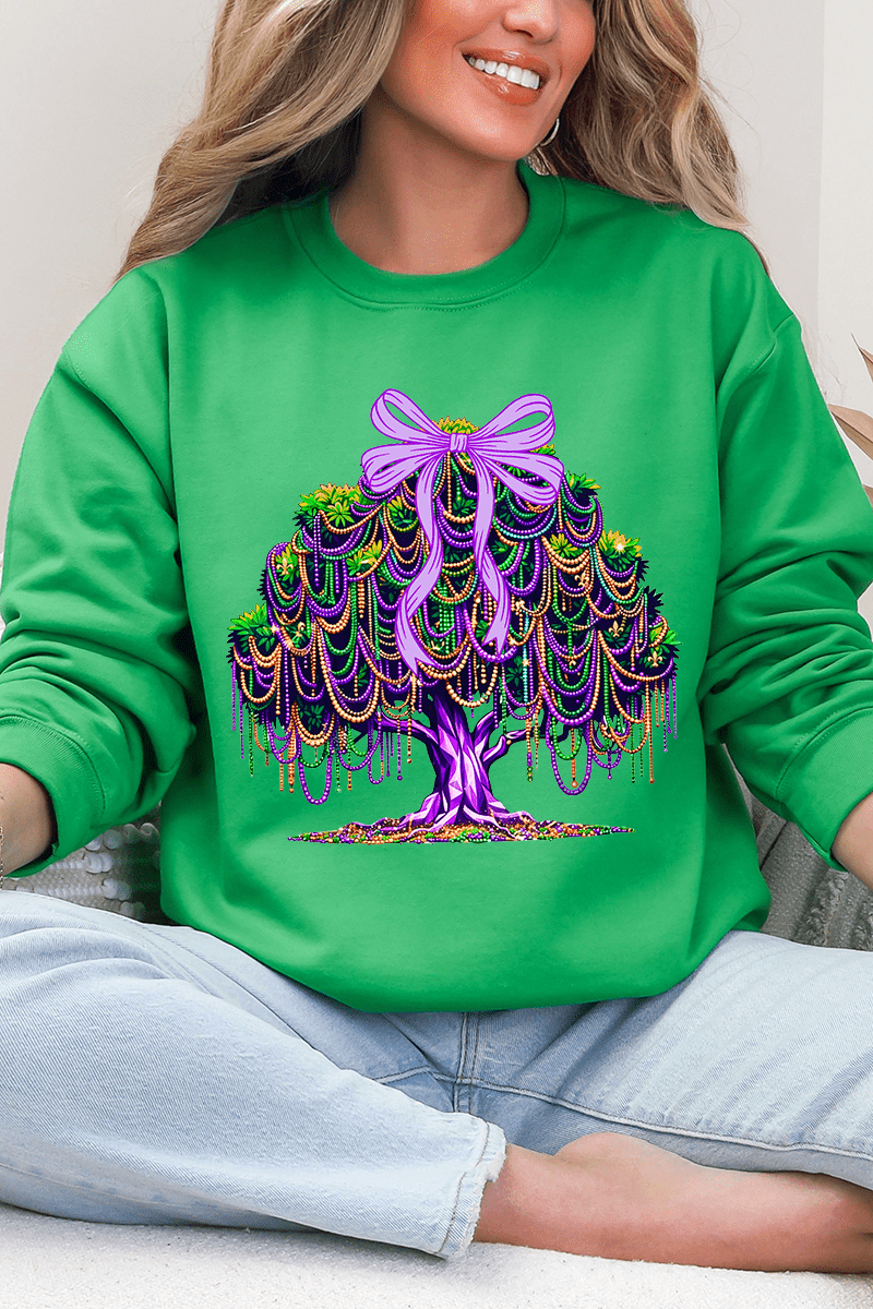 Bayou Bead Tree Heavy Blend Crew Sweatshirt - Wholesale Accessory Market
