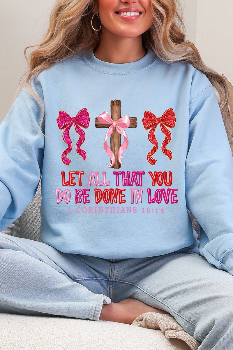 Be Done In Love Heavy Blend Crew Sweatshirt - Wholesale Accessory Market