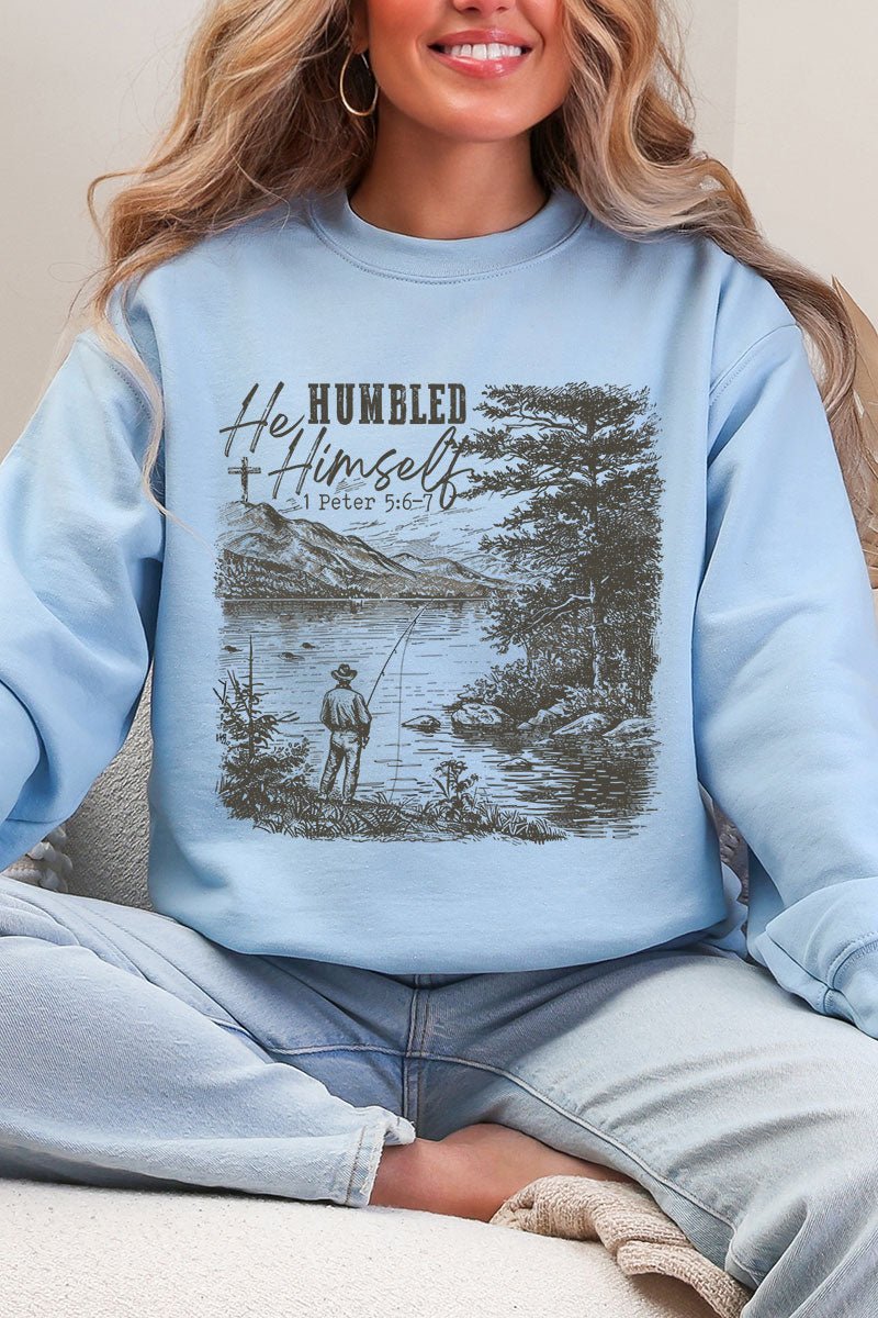 He Humbled Himself Heavy Blend Crew Sweatshirt - Wholesale Accessory Market