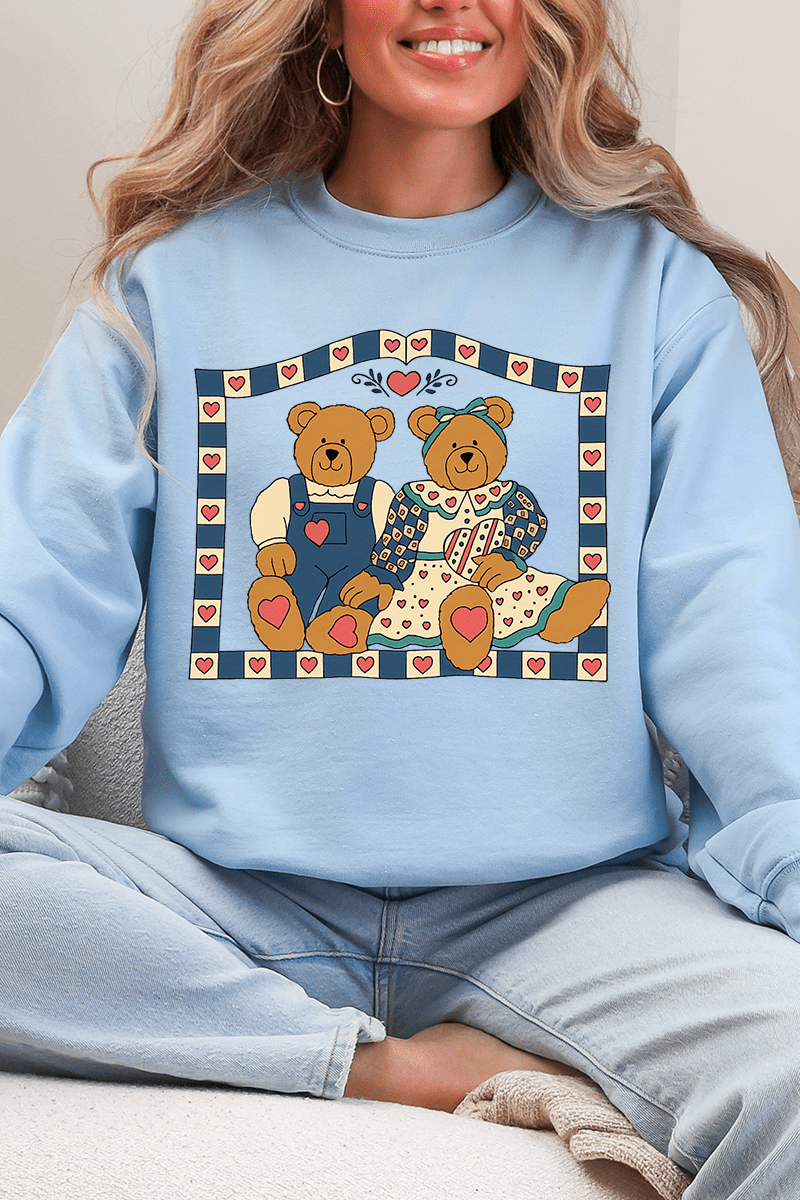 Honey & Hearth Bears Heavy Blend Crew Sweatshirt - Wholesale Accessory Market