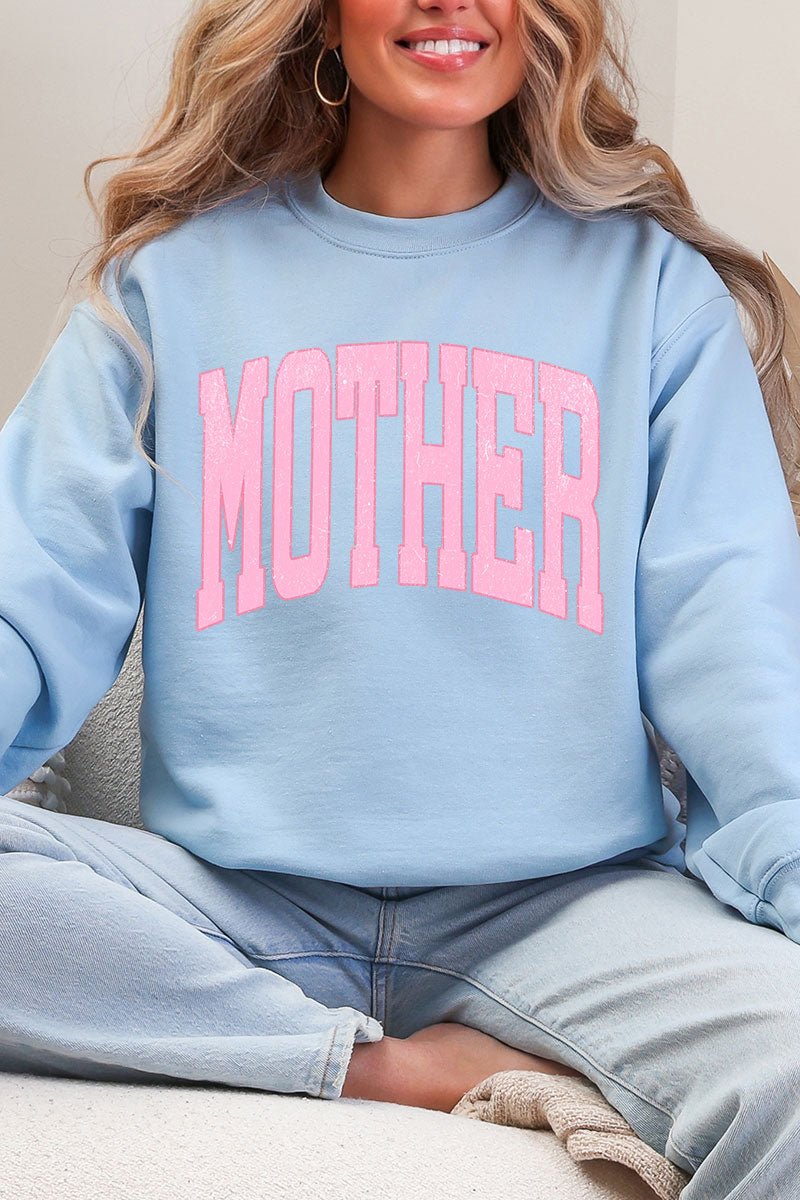 Pretty In Pink Mother Heavy Blend Crew Sweatshirt - Wholesale Accessory Market