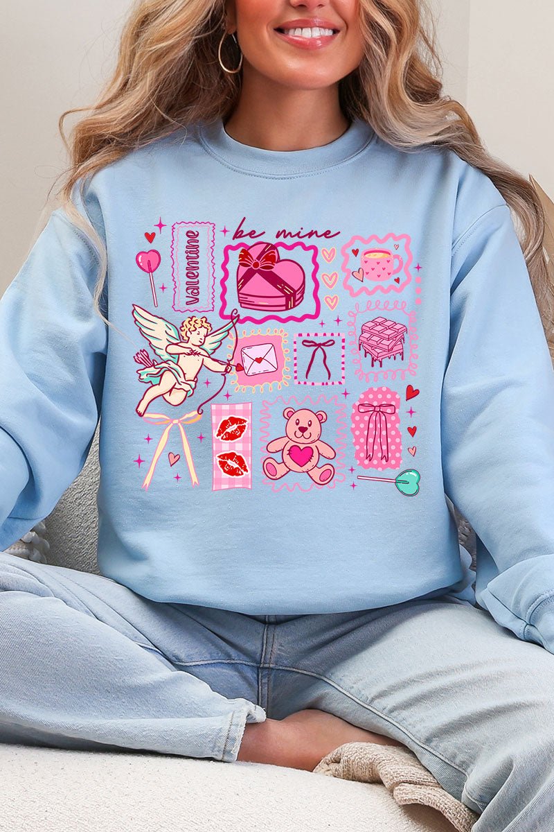 Sweetheart Stickers Heavy Blend Crew Sweatshirt - Wholesale Accessory Market