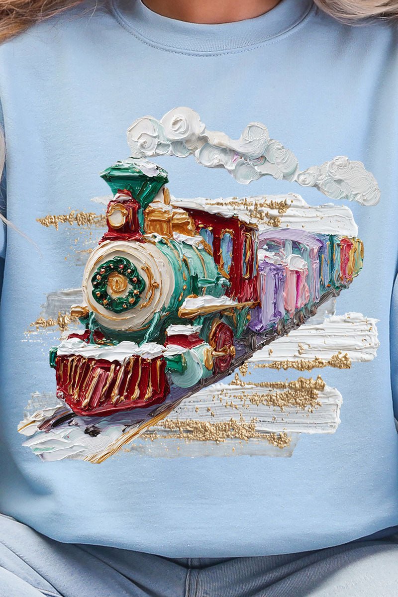 The Painted Train Heavy Blend Crew Sweatshirt - Wholesale Accessory Market