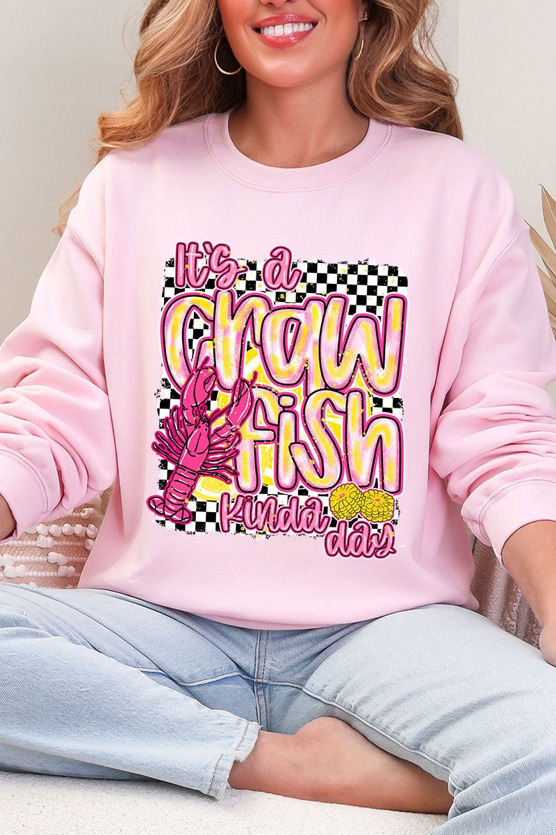 Crawfish Kinda Day Heavy Blend Crew Sweatshirt - Wholesale Accessory Market