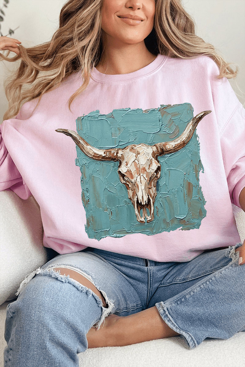 Longhorn Gallery Heavy Blend Crew Sweatshirt - Wholesale Accessory Market