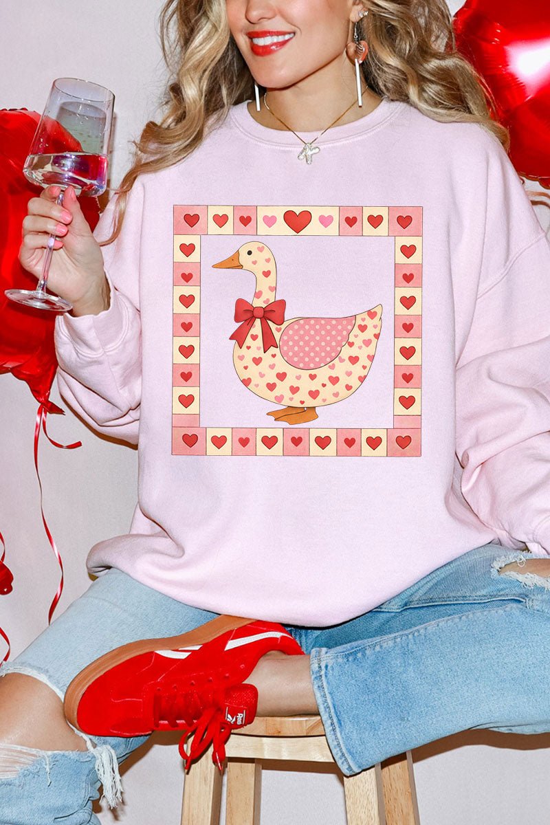 Sweetheart Goose Heavy Blend Crew Sweatshirt - Wholesale Accessory Market