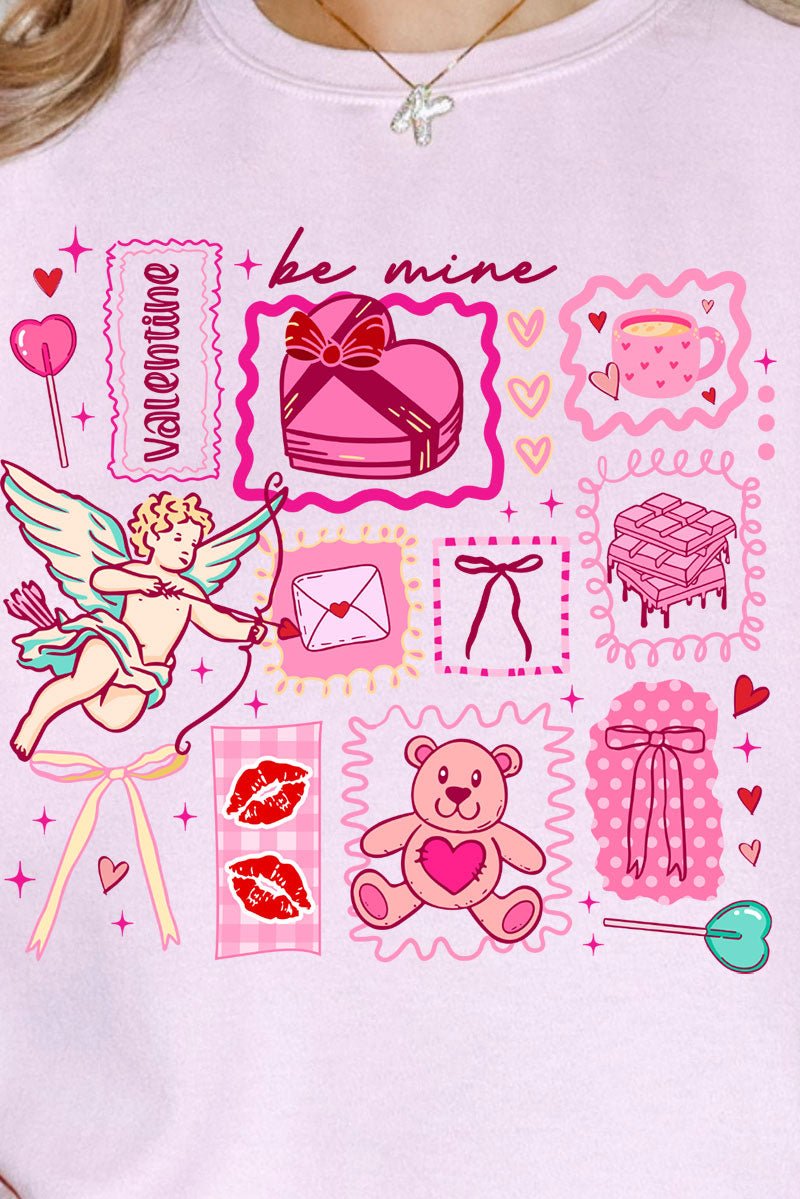 Sweetheart Stickers Heavy Blend Crew Sweatshirt - Wholesale Accessory Market