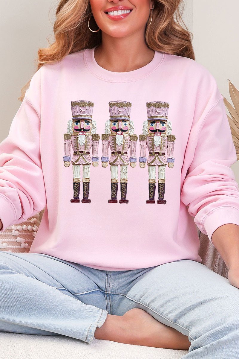 The Painted Nutcrackers Heavy Blend Crew Sweatshirt - Wholesale Accessory Market