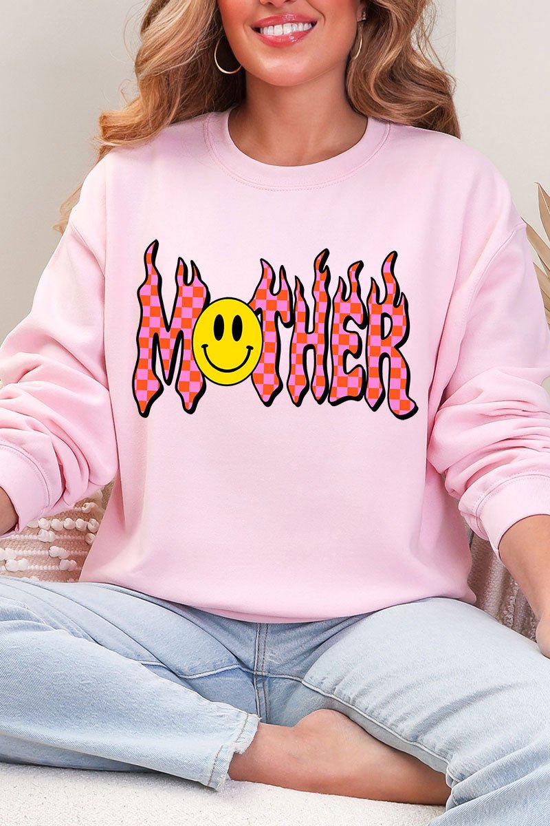 Y2K Mother Heavy - weight Crew Sweatshirt - Wholesale Accessory Market