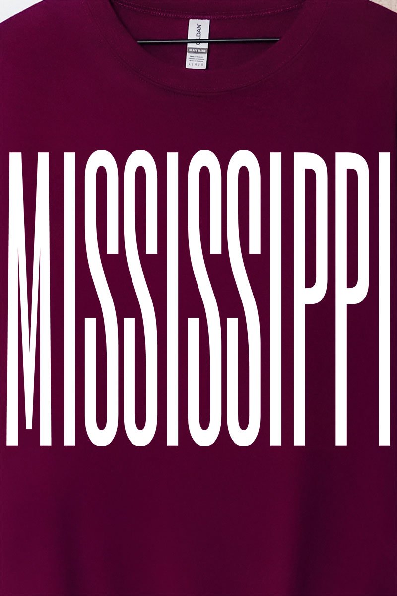 Varsity Mississippi Heavy Blend Crew Sweatshirt - Wholesale Accessory Market