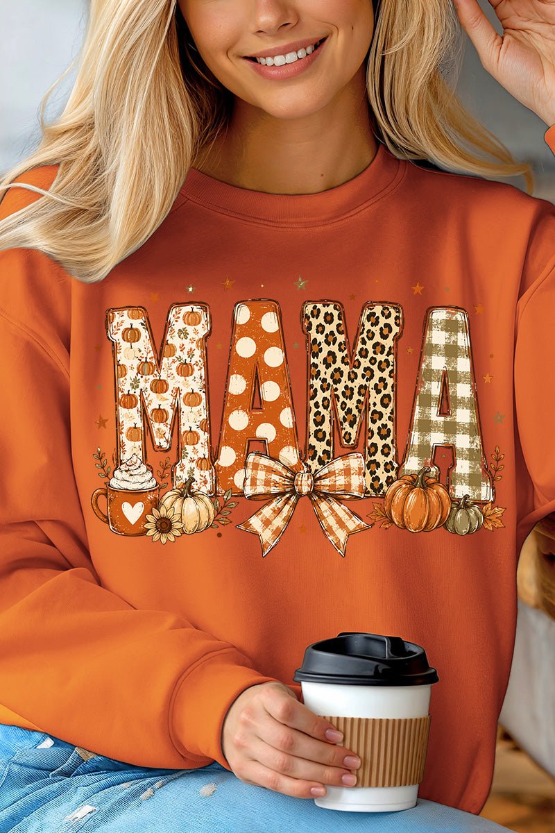 Pumpkin Spice Mama Heavy Blend Crew Sweatshirt - Wholesale Accessory Market