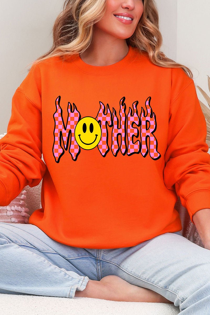 Y2K Mother Heavy - weight Crew Sweatshirt - Wholesale Accessory Market