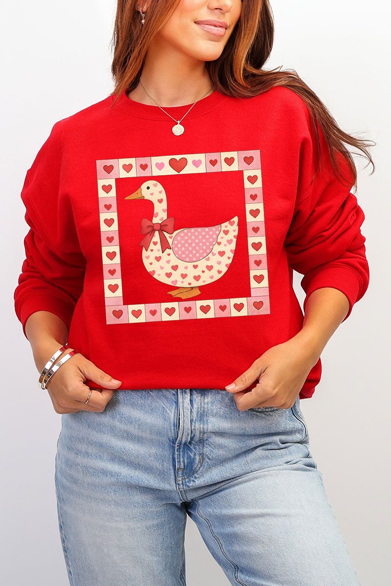Sweetheart Goose Heavy Blend Crew Sweatshirt - Wholesale Accessory Market