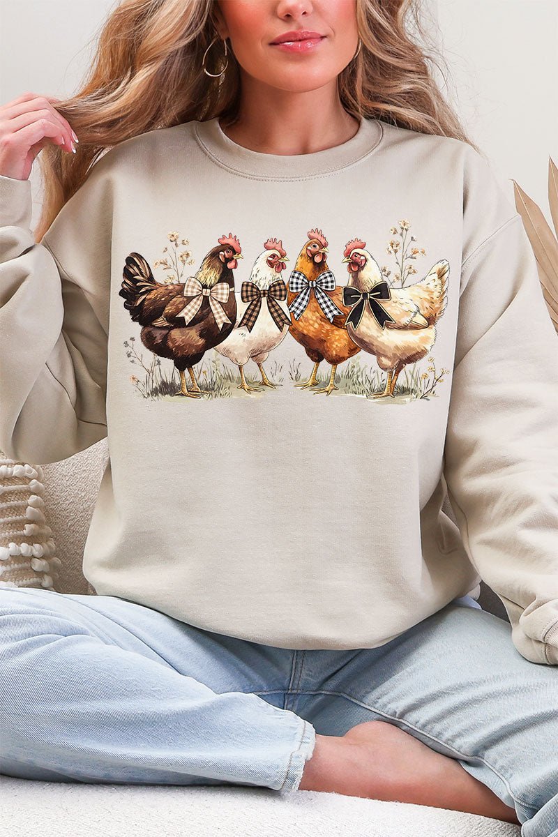 Coquette Chickens Heavy Blend Crew Sweatshirt - Wholesale Accessory Market