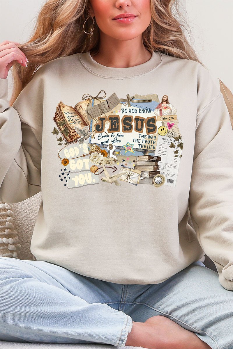 Do You Know Jesus Heavy Blend Crew Sweatshirt - Wholesale Accessory Market