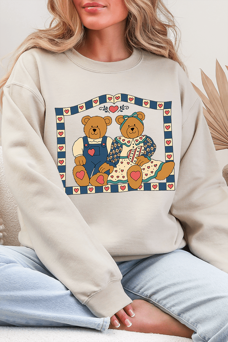 Honey & Hearth Bears Heavy Blend Crew Sweatshirt - Wholesale Accessory Market