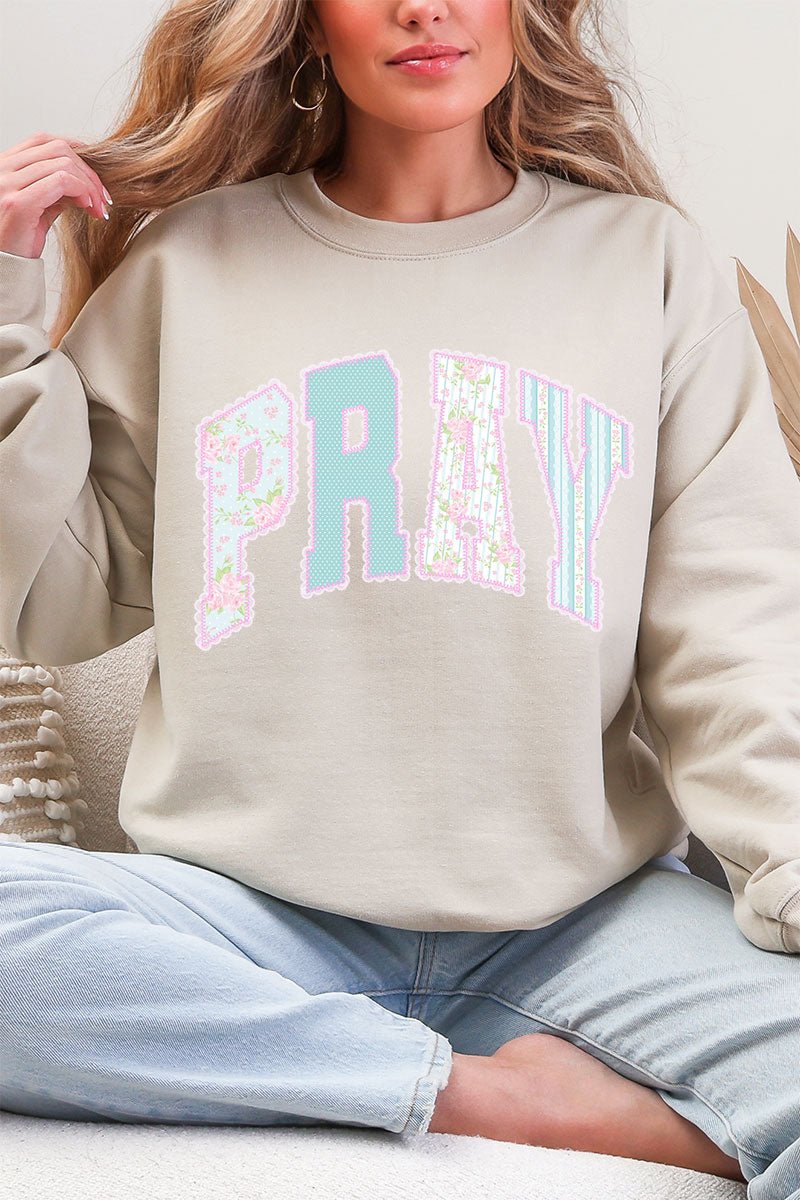 Timeless Pray Heavy Blend Crew Sweatshirt - Wholesale Accessory Market