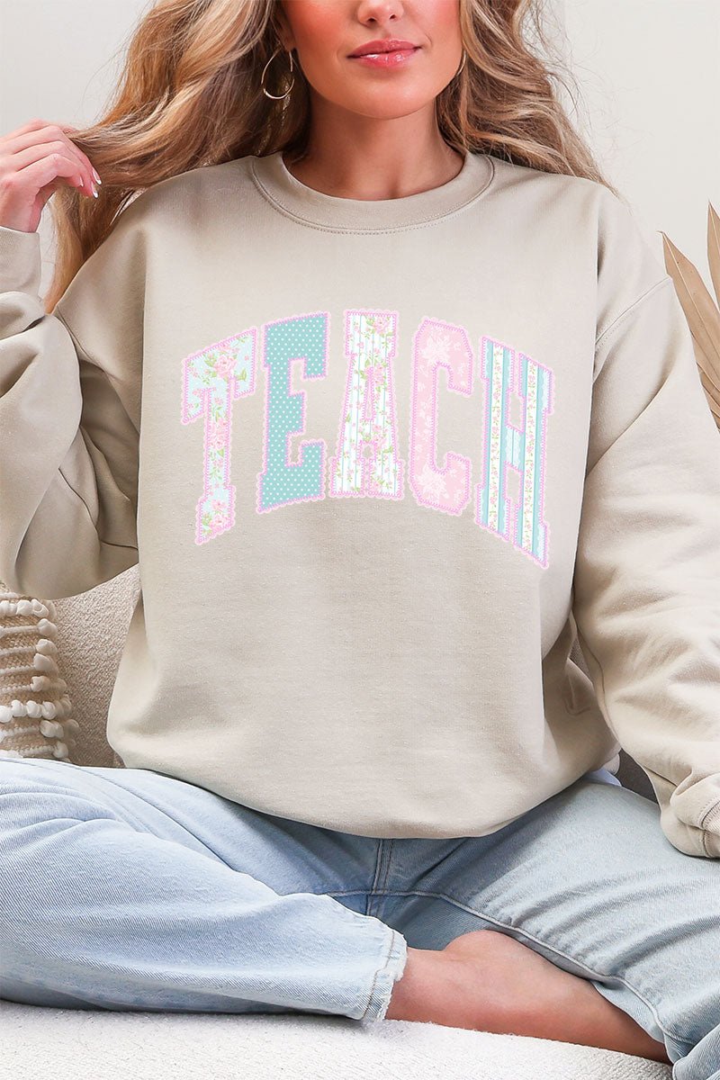 Timeless Teach Heavy Blend Crew Sweatshirt - Wholesale Accessory Market
