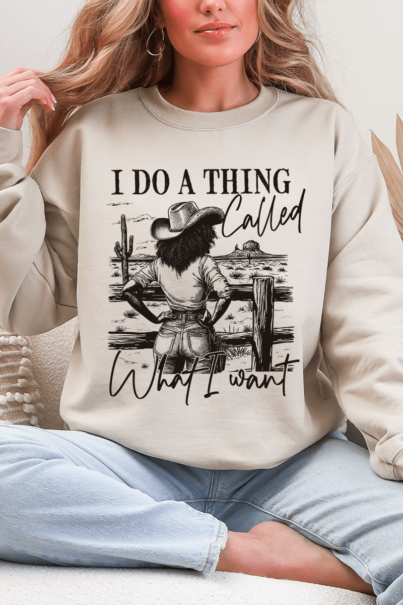 What I Want Heavy Blend Crew Sweatshirt - Wholesale Accessory Market