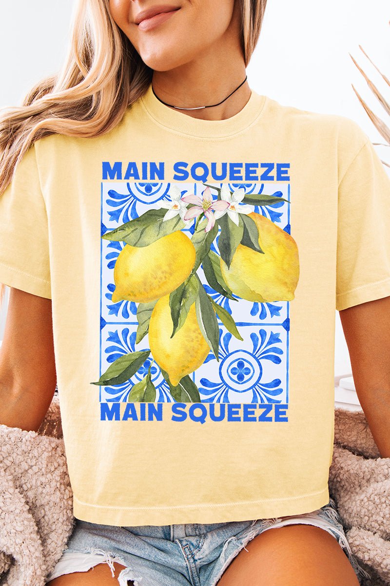 Main Squeeze Comfort Colors Women's Heavyweight Boxy Tee - Wholesale Accessory Market