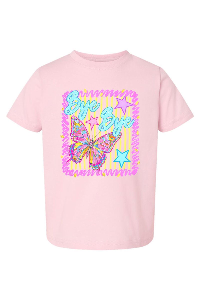 Toddler Bye Bye Butterfly Fine Jersey Tee - Wholesale Accessory Market