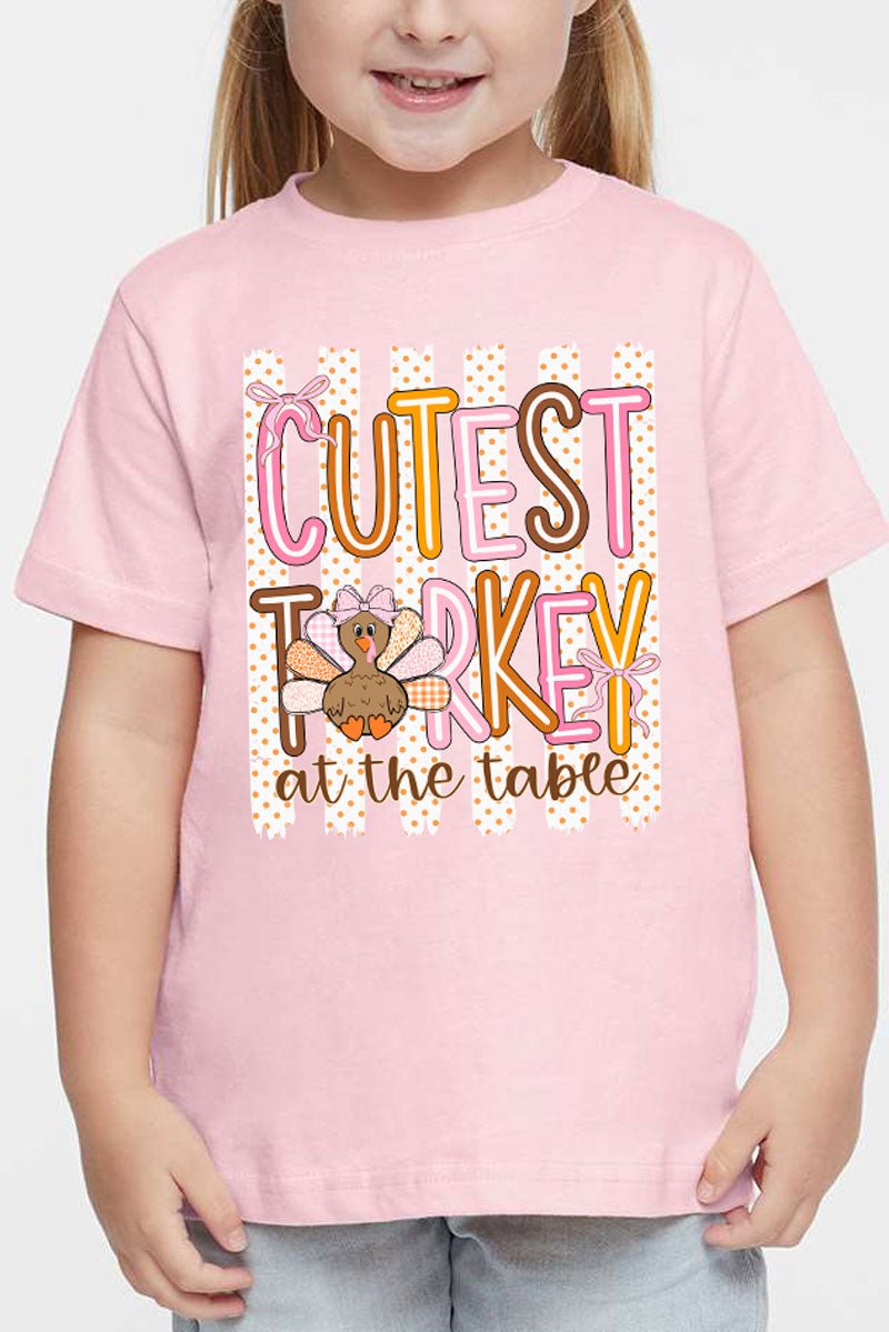 Toddler Cutest Turkey Fine Jersey Tee - Wholesale Accessory Market
