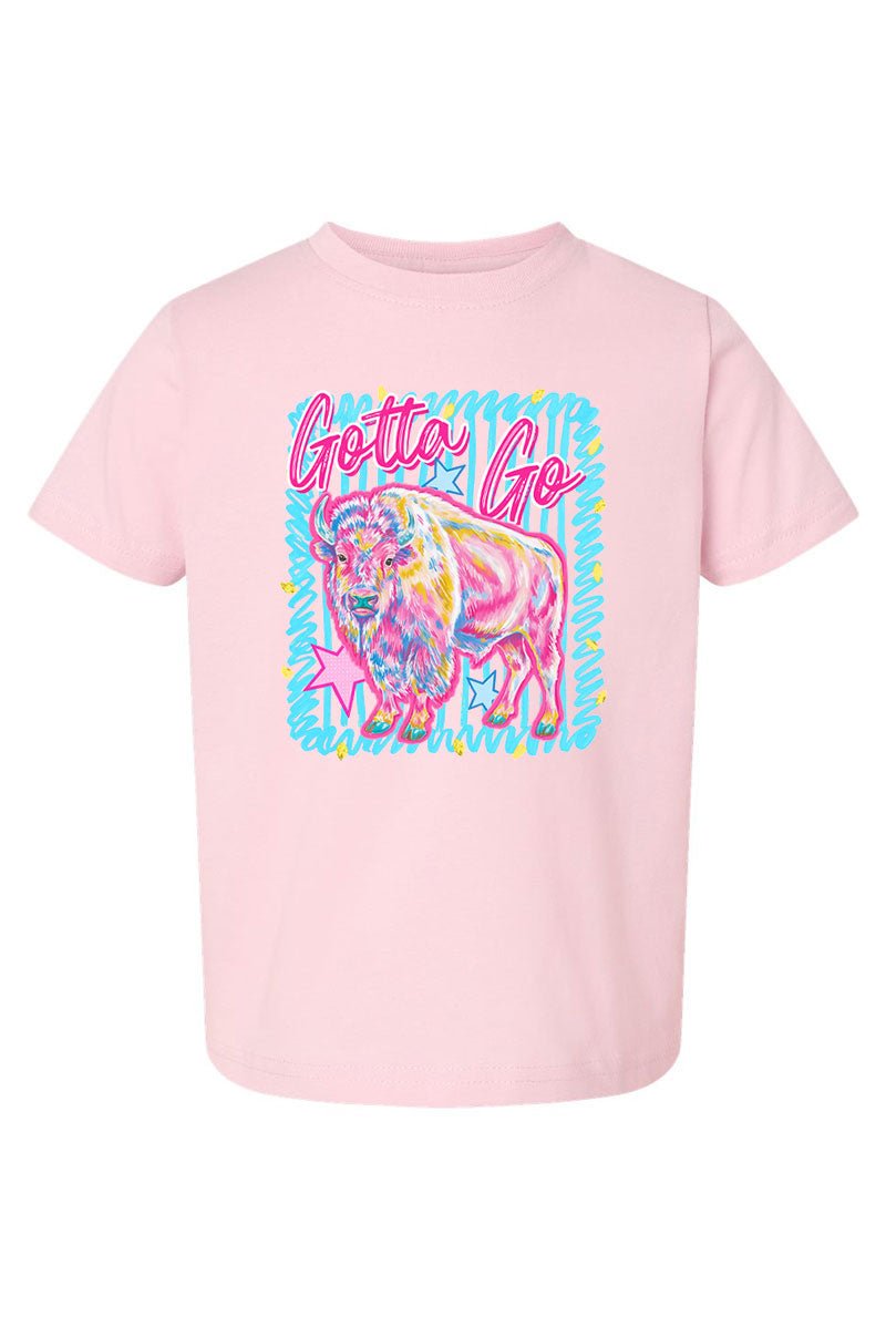 Toddler Gotta Go Buffalo Blue Fine Jersey Tee - Wholesale Accessory Market