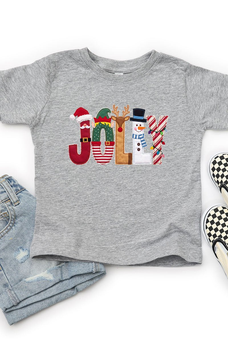 Toddler Christmas Characters Jolly Fine Jersey Tee - Wholesale Accessory Market