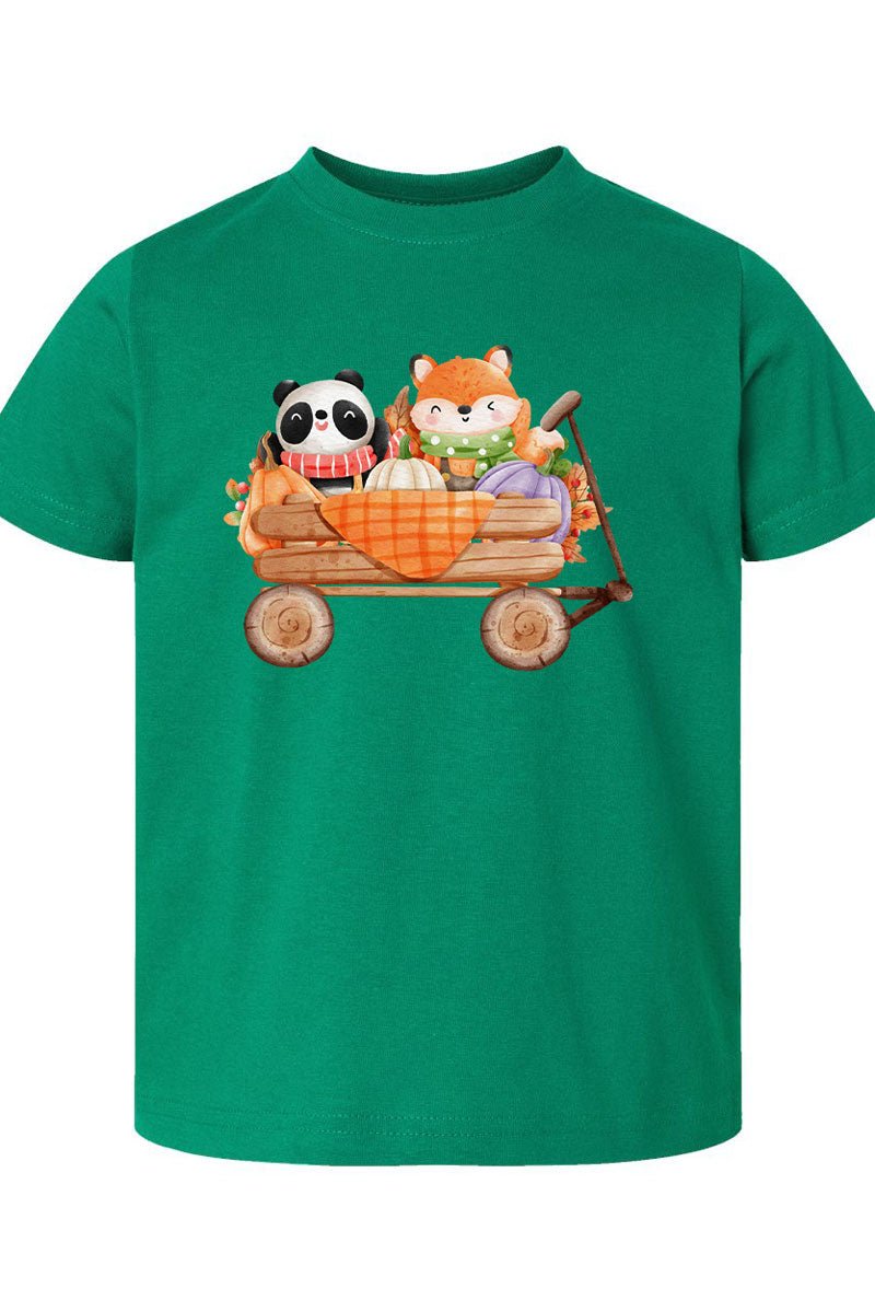 Toddler Autumn Adventure Wagon Fine Jersey Tee - Wholesale Accessory Market