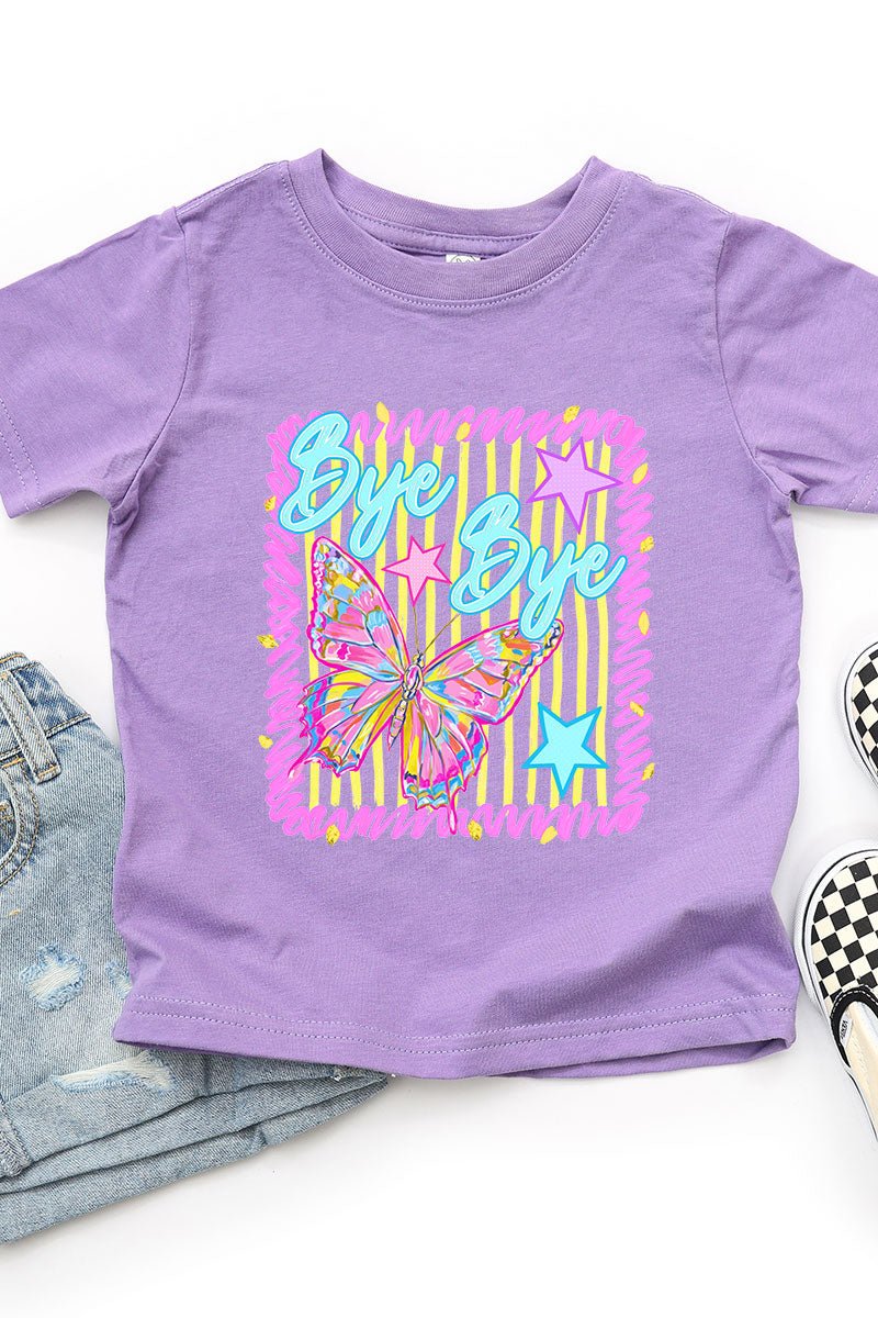 Toddler Bye Bye Butterfly Fine Jersey Tee - Wholesale Accessory Market