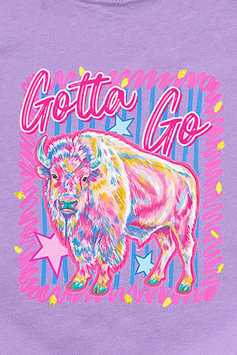 Toddler Gotta Go Buffalo Pink Fine Jersey Tee - Wholesale Accessory Market