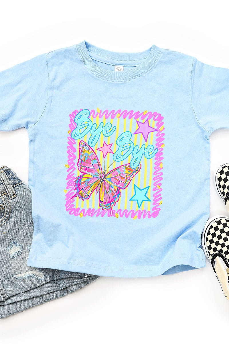 Toddler Bye Bye Butterfly Fine Jersey Tee - Wholesale Accessory Market