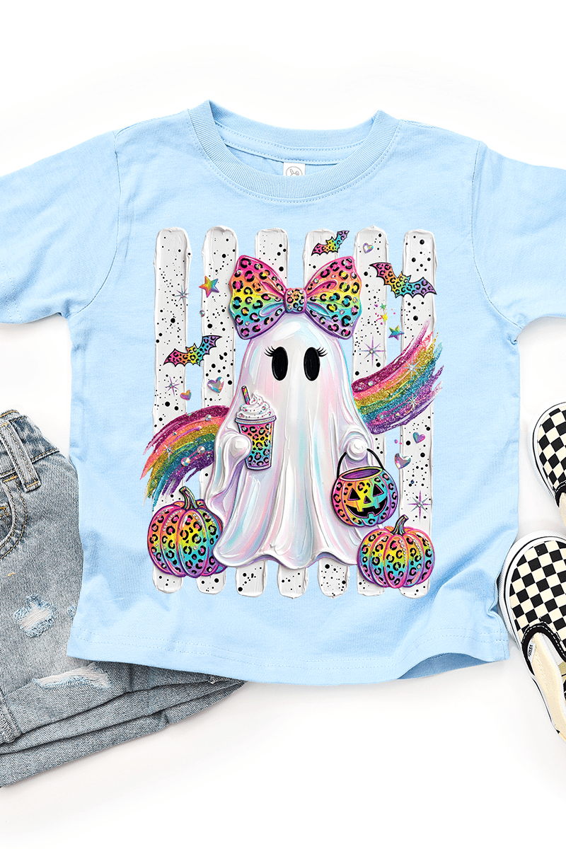 Toddler Rainbow Glam Ghost Fine Jersey Tee - Wholesale Accessory Market