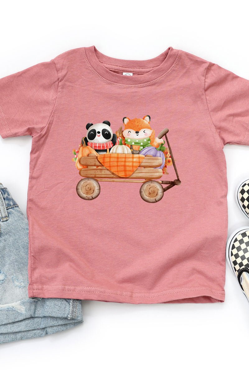 Toddler Autumn Adventure Wagon Fine Jersey Tee - Wholesale Accessory Market