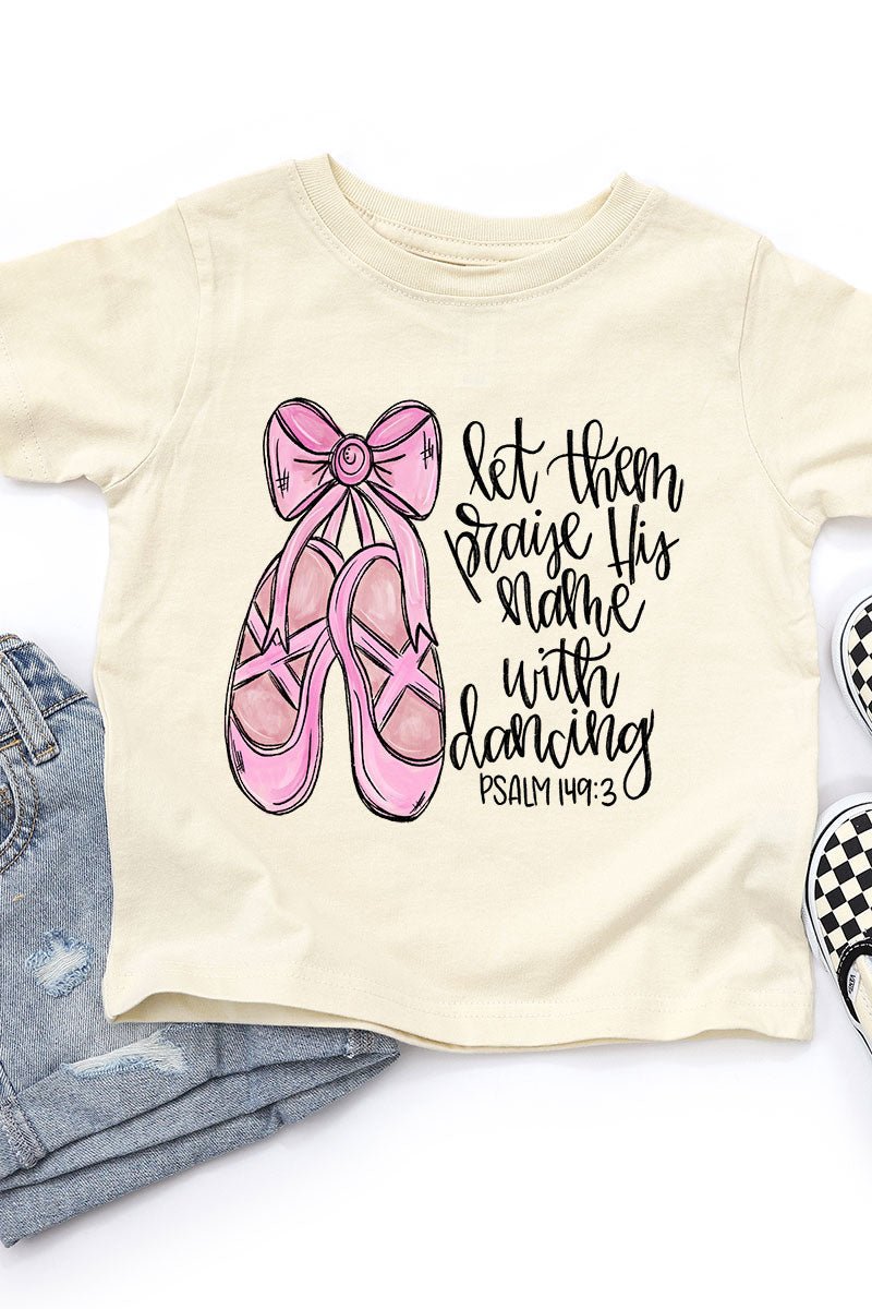 Toddler Praising In Pointe Fine Jersey Tee - Wholesale Accessory Market