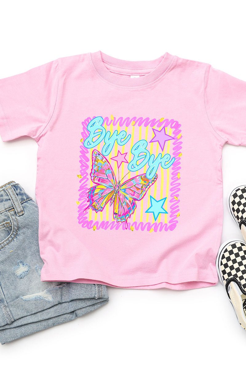 Toddler Bye Bye Butterfly Fine Jersey Tee - Wholesale Accessory Market