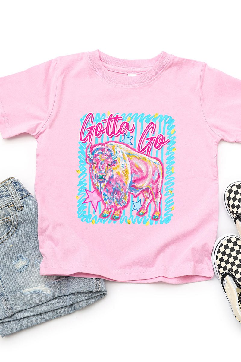 Toddler Gotta Go Buffalo Blue Fine Jersey Tee - Wholesale Accessory Market