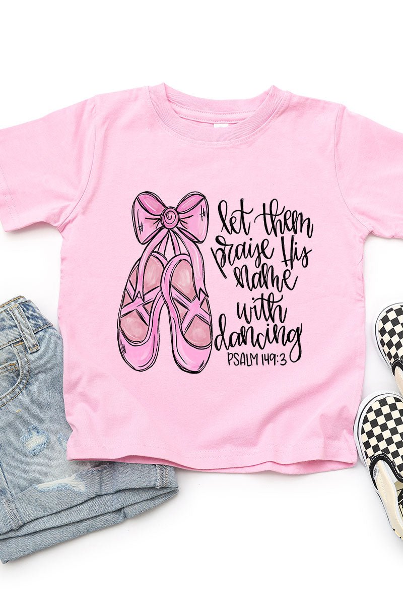 Toddler Praising In Pointe Fine Jersey Tee - Wholesale Accessory Market