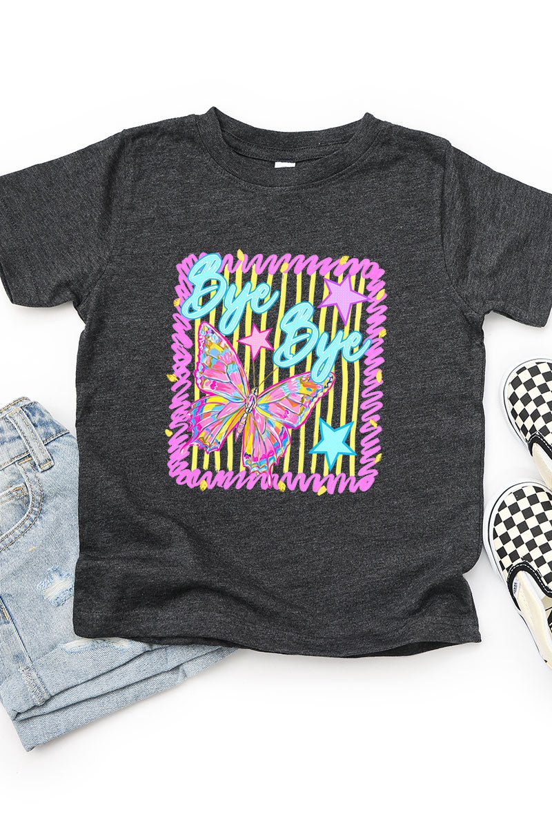 Toddler Bye Bye Butterfly Fine Jersey Tee - Wholesale Accessory Market