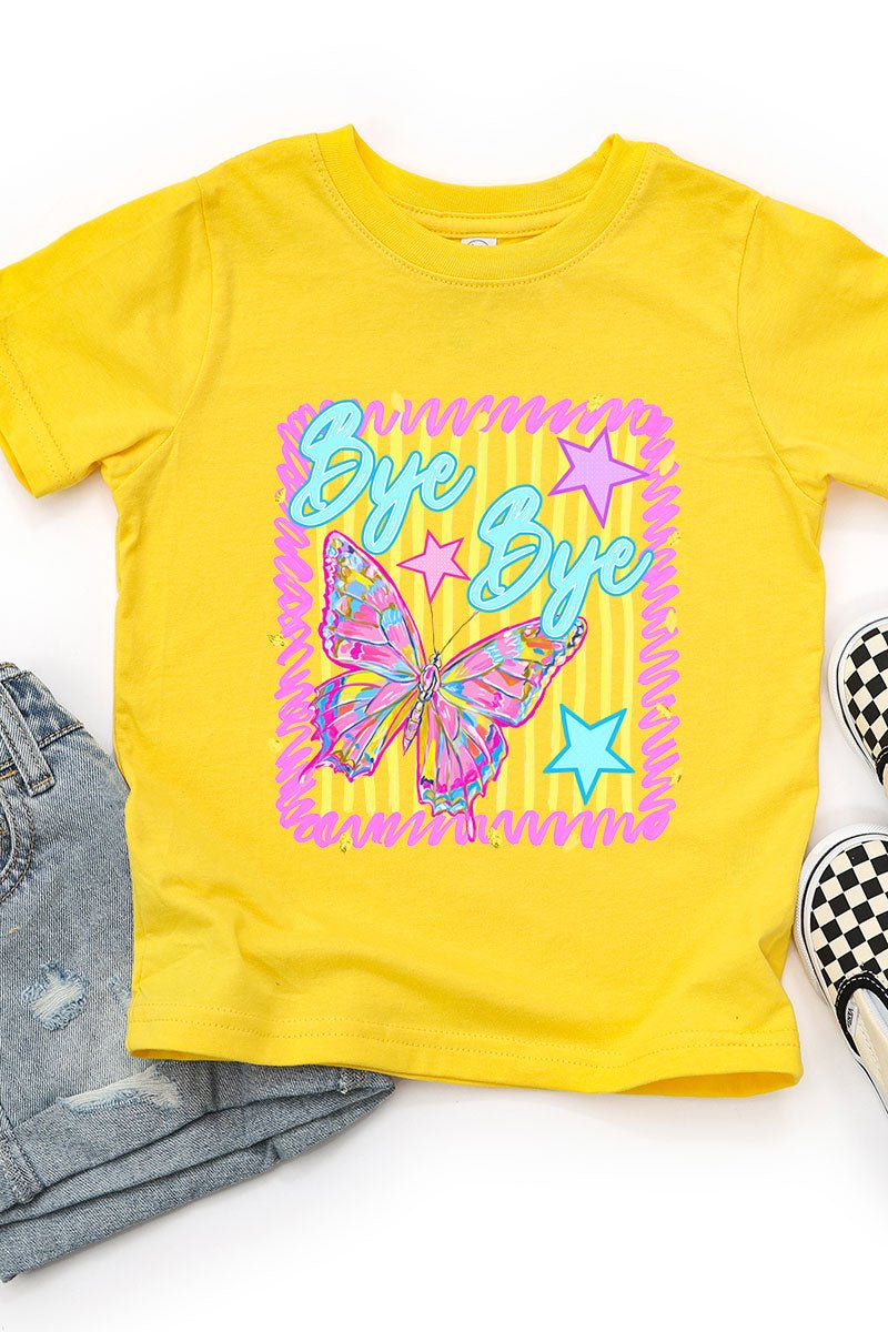 Toddler Bye Bye Butterfly Fine Jersey Tee - Wholesale Accessory Market
