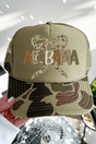 Sweet Home Camo Alabama Otto Camo with Moss Green Foam Front Trucker Hat - Wholesale Accessory Market