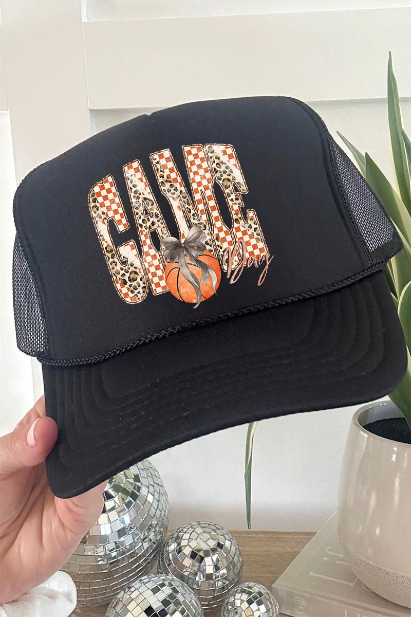 Courtside Cutie Otto Black Foam Front Trucker Hat - Wholesale Accessory Market